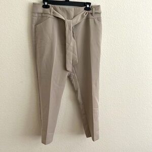 NEW Flirtatious Women’s Solid Dress Pants color Tan Cream Beige Size 15